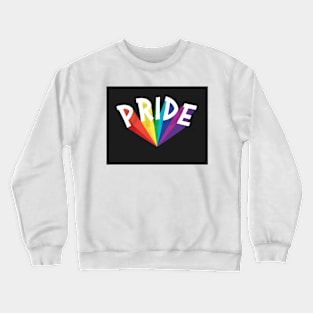 Retro Pride Text Crewneck Sweatshirt